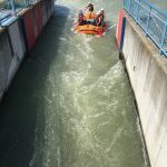 Bratislava Rafting - Entering the artificial white water channel